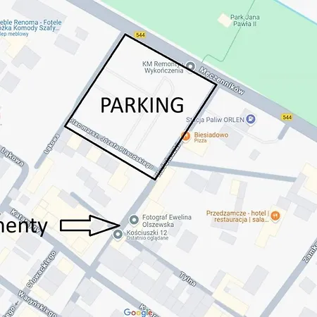 Appartamento Tadeusza Kosciuszki 2 Szafirowy